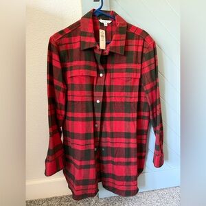 LL Bean signature women’s flannel